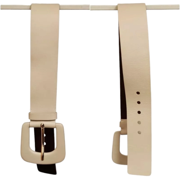 Maison Martin Margiela Wide Leather Belt Oversized Statement